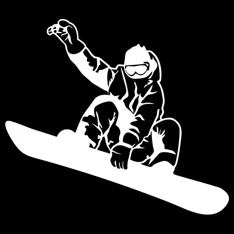 Snowboard Car Decal Waterproof Stickers